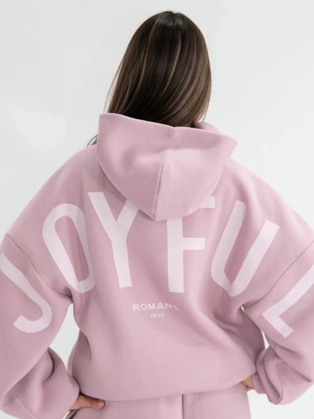 $120 Official GLO Kingdom Joyful Pink Hooded Sweatshirt - Ladies' Cozy Pullover